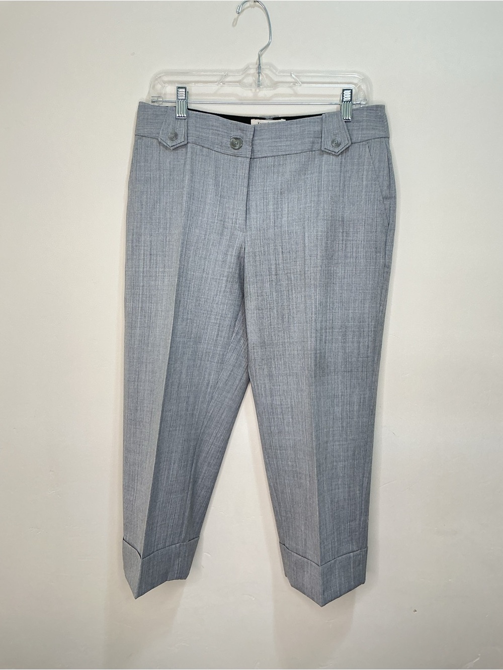 WHBM Legacy Gray Career Capri Trousers Women’s 8 Business Casual